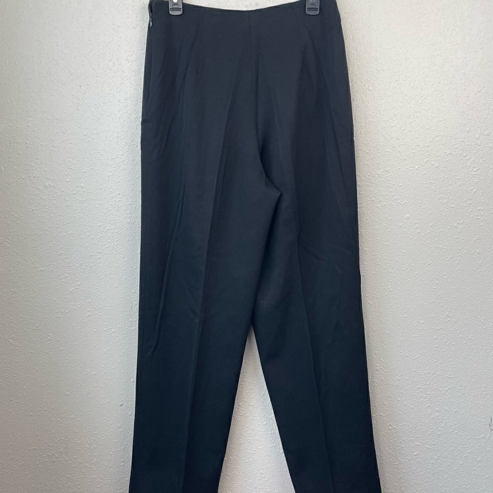 Vintage Evan Picone Black Wool Slack Pants Size 10 EUC - Picture 5 of 5